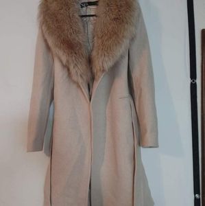 Zara Long Wool Coat
